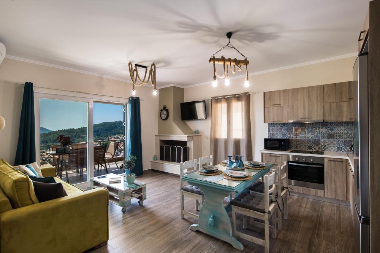 Apartament Casa De Blue Kariá Zewnętrze zdjęcie